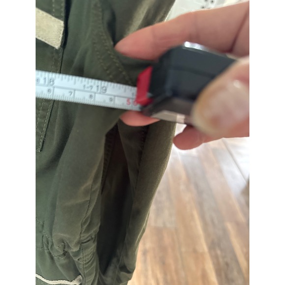 CAbi Army Green Utility Military‎ Anorak Cotton Blend Lightweight Jacket Small - Picture 8 of 10